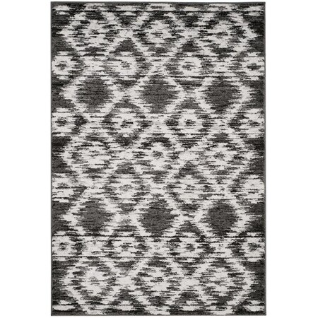 Safavieh Adirondack Medium Rectangle Rugs Charcoal & Ivory - 5 ft.-1 in. x 7 ft.-6 in. ADR118R-5
